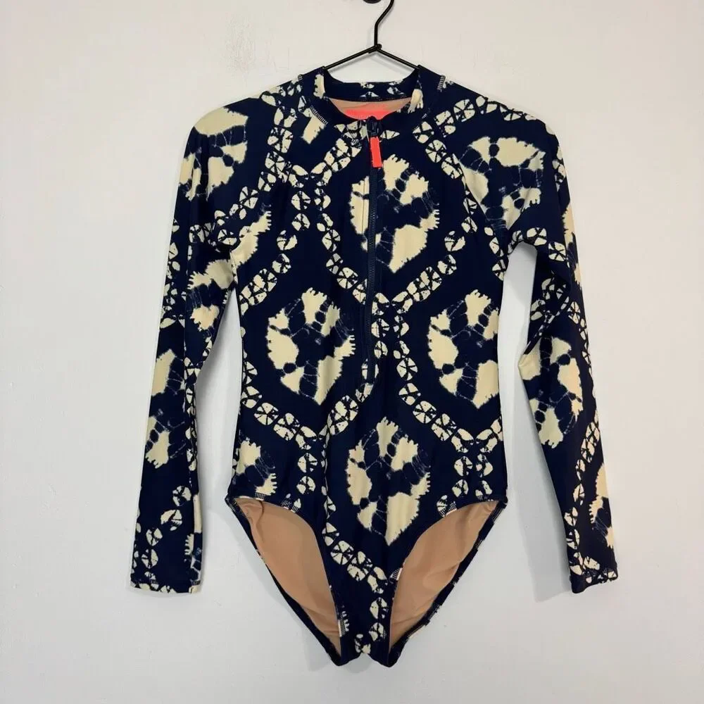 J. Crew Crewcuts Tie Dye Long Sleeve Swimsuit Rash Guard 14